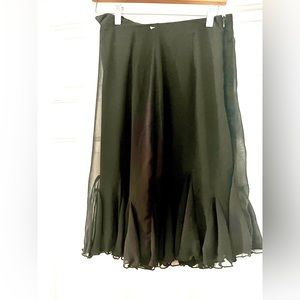 J S collection black skirt size 4